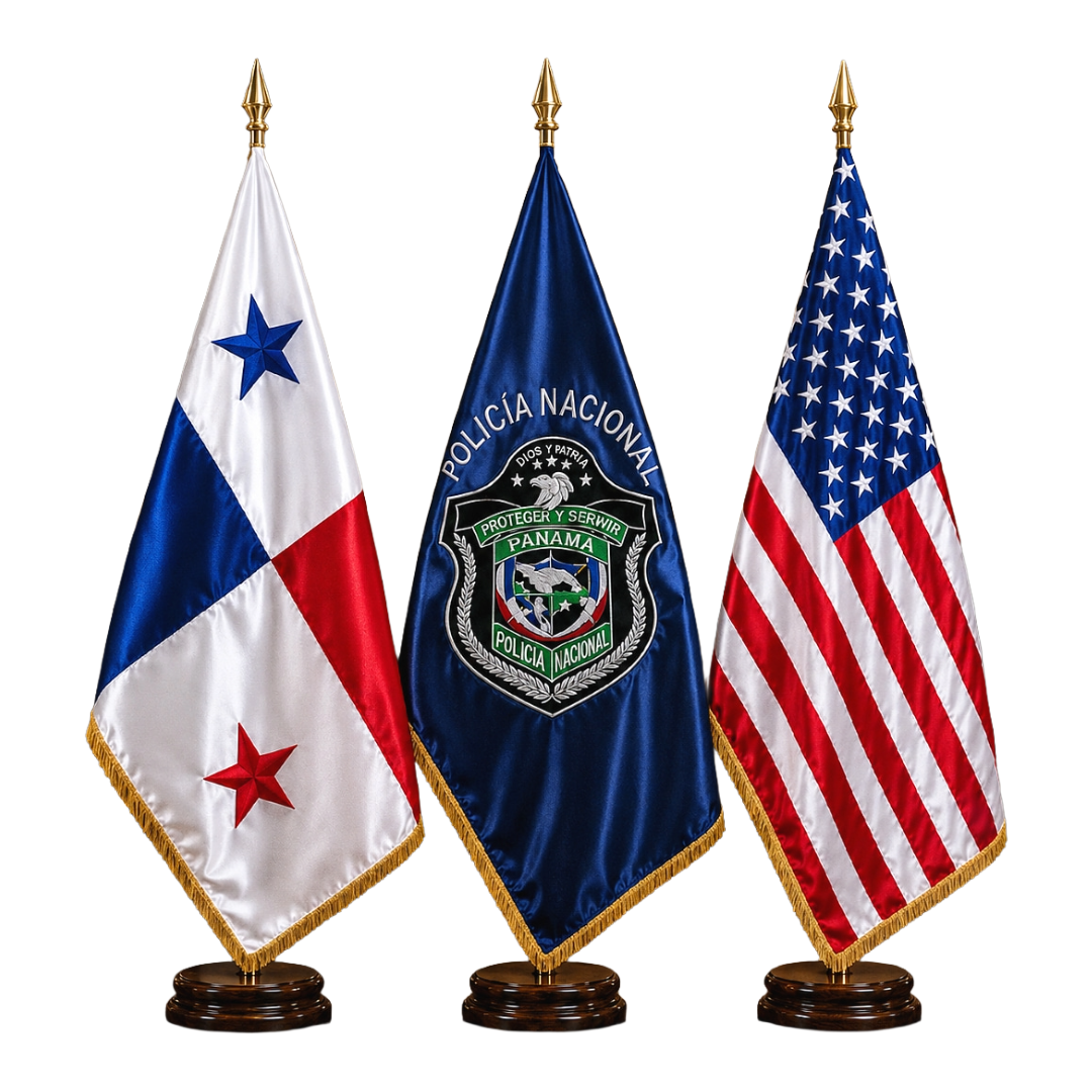 Banderas nacionales e internacionales de exterior
