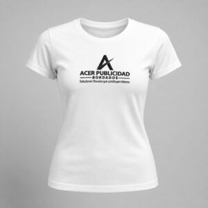 Camisetas Cuello Redondo con Bordado