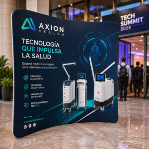 Stand Tubular Curvo Publicitario