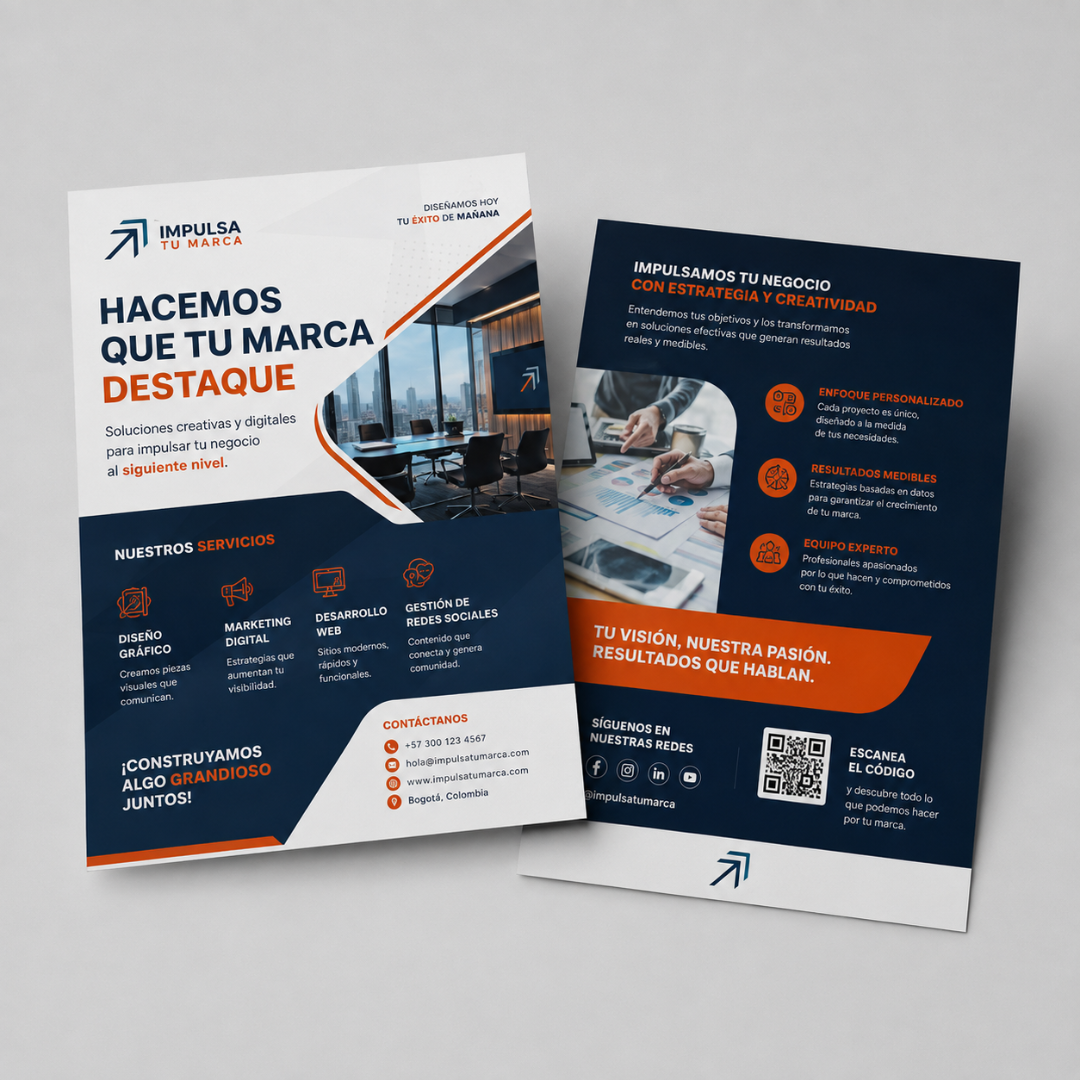Volantes Publicitarios Doble Cara - Imagen 2