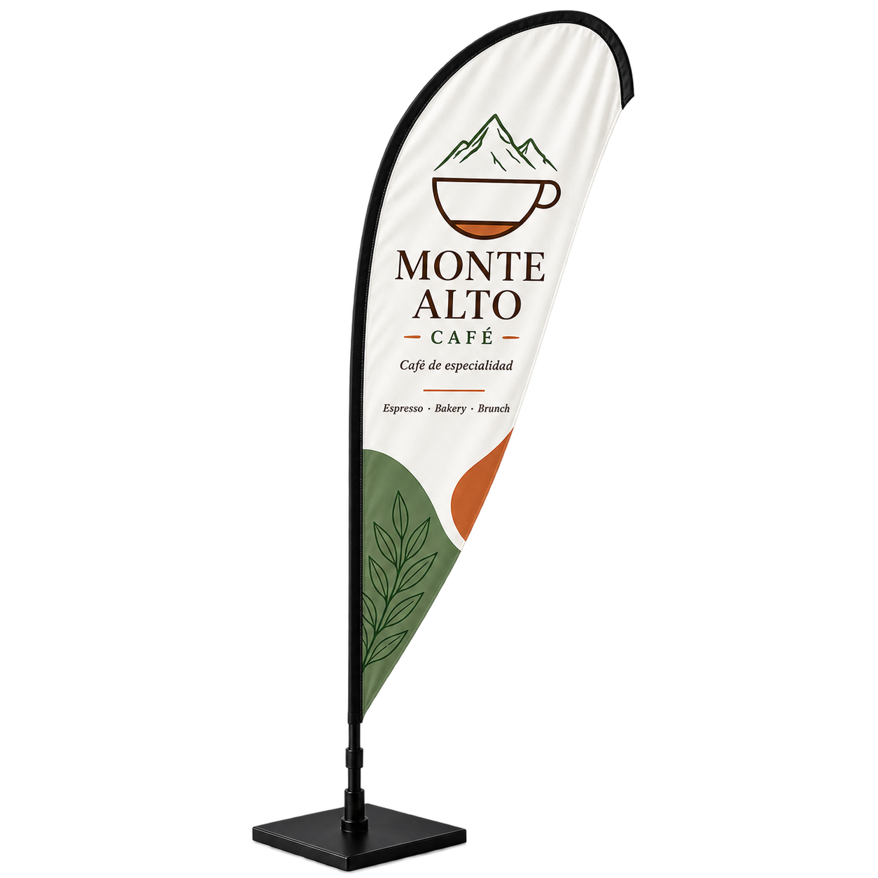 Bandera personalizada de exterior sublimada