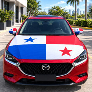 Kit de bandera de Panamá para capó y espejos de carro